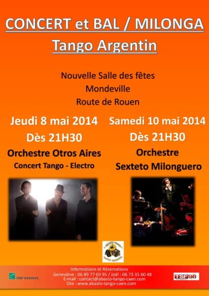 CONCERT ET BAL JEUDI 8 MAI SAMEDI 10 MAI 2014